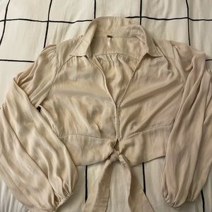 Silky Peasant Blouse from Free People